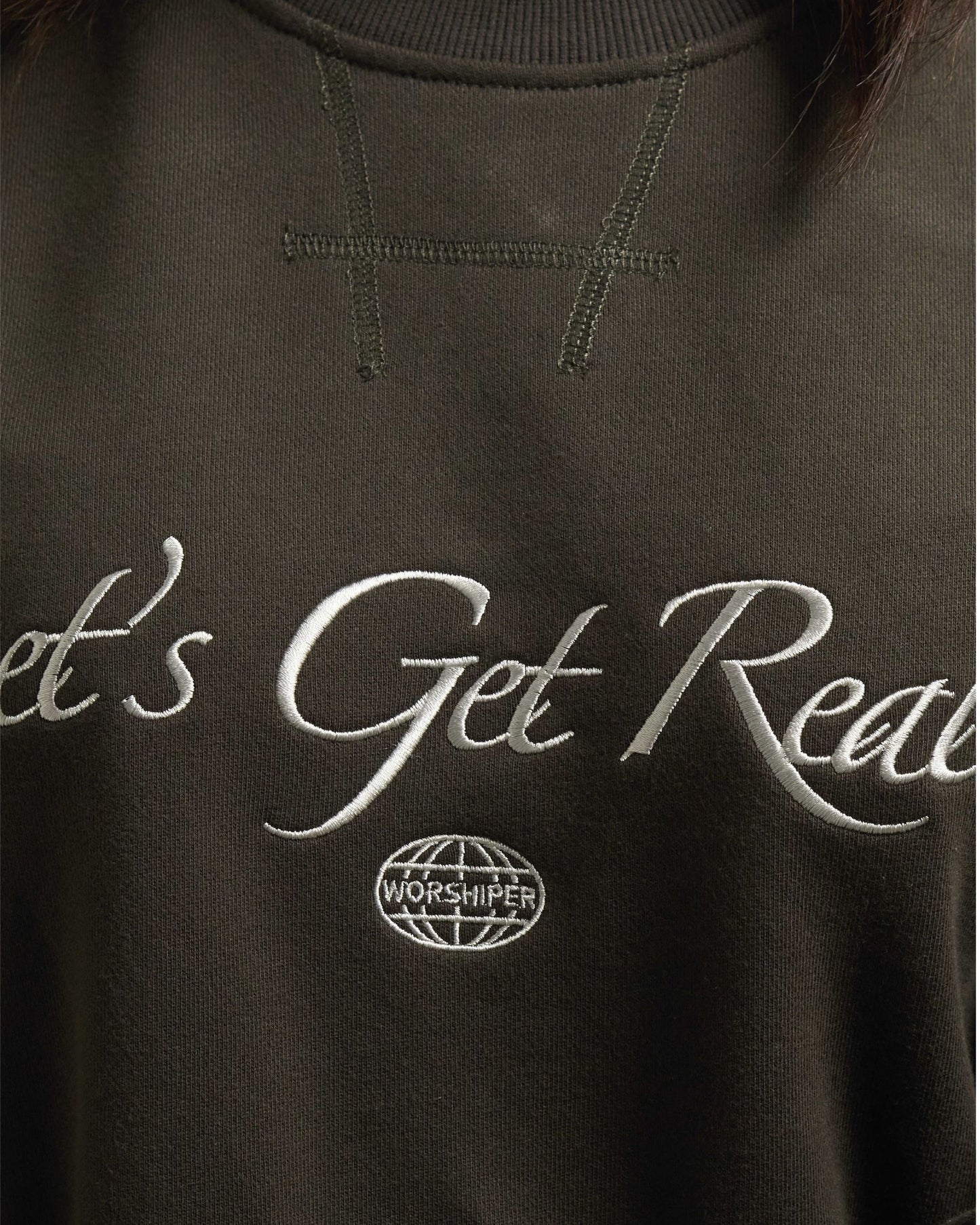 LET'S GET REAL SWEATER SET (STONE SAGE)