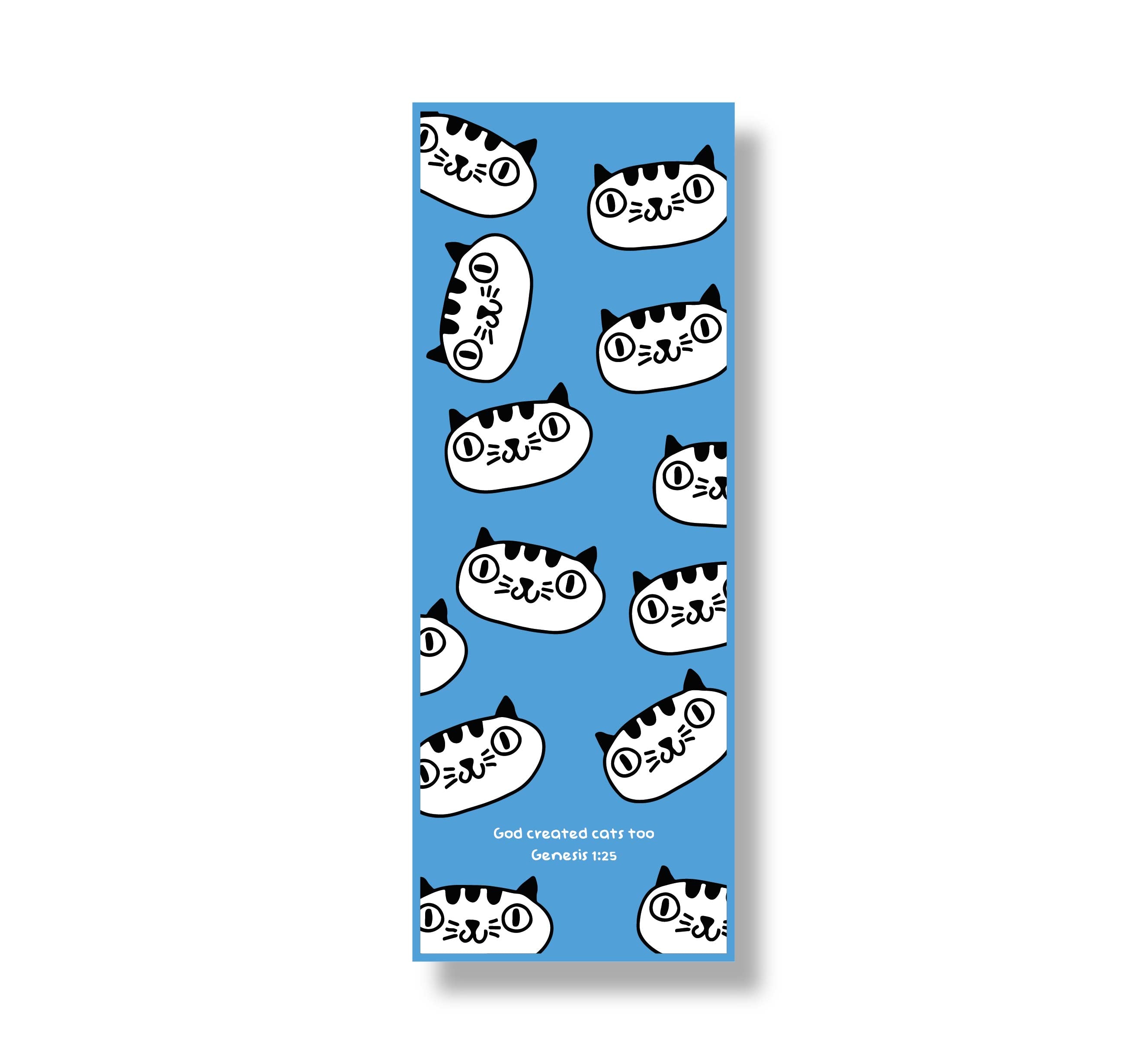 GENESIS 1.25 CATS BOOKMARK – Worshiper