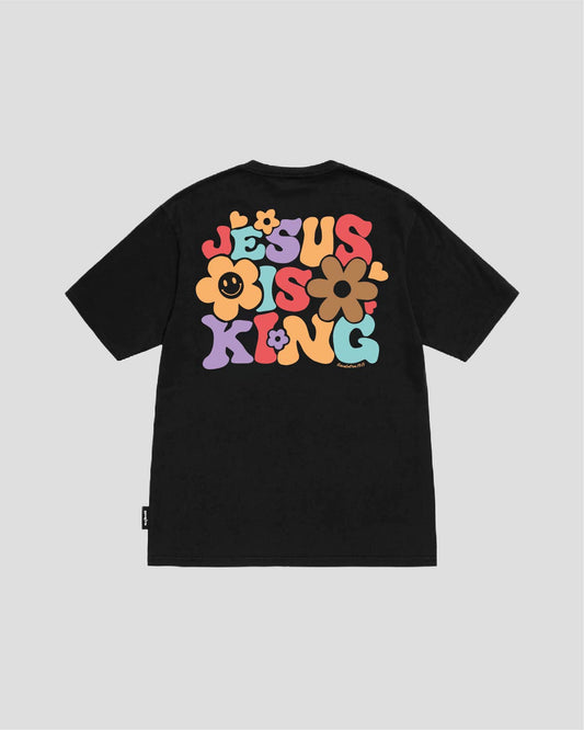 JESUS IS KING (MULTICOLOURED) TEE