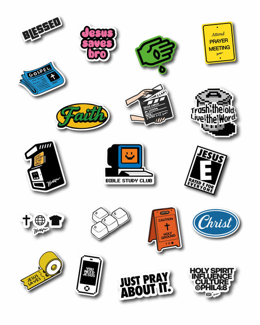 WORSHIPER STICKER PACK #1