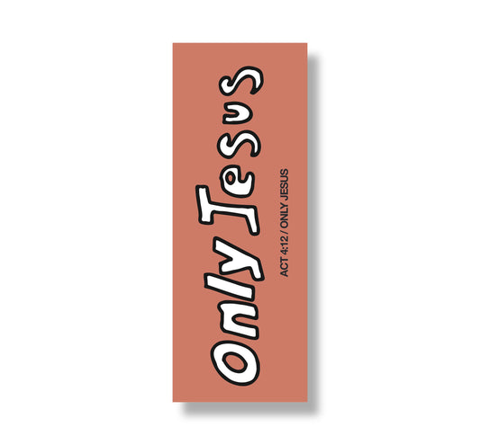 ONLY JESUS 2 BOOKMARK