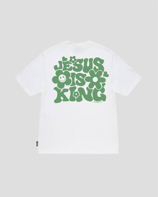 JESUS IS KING (GREEN) TEE