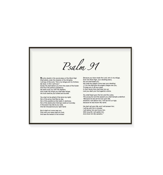 PSALM 91 WALL ARTS