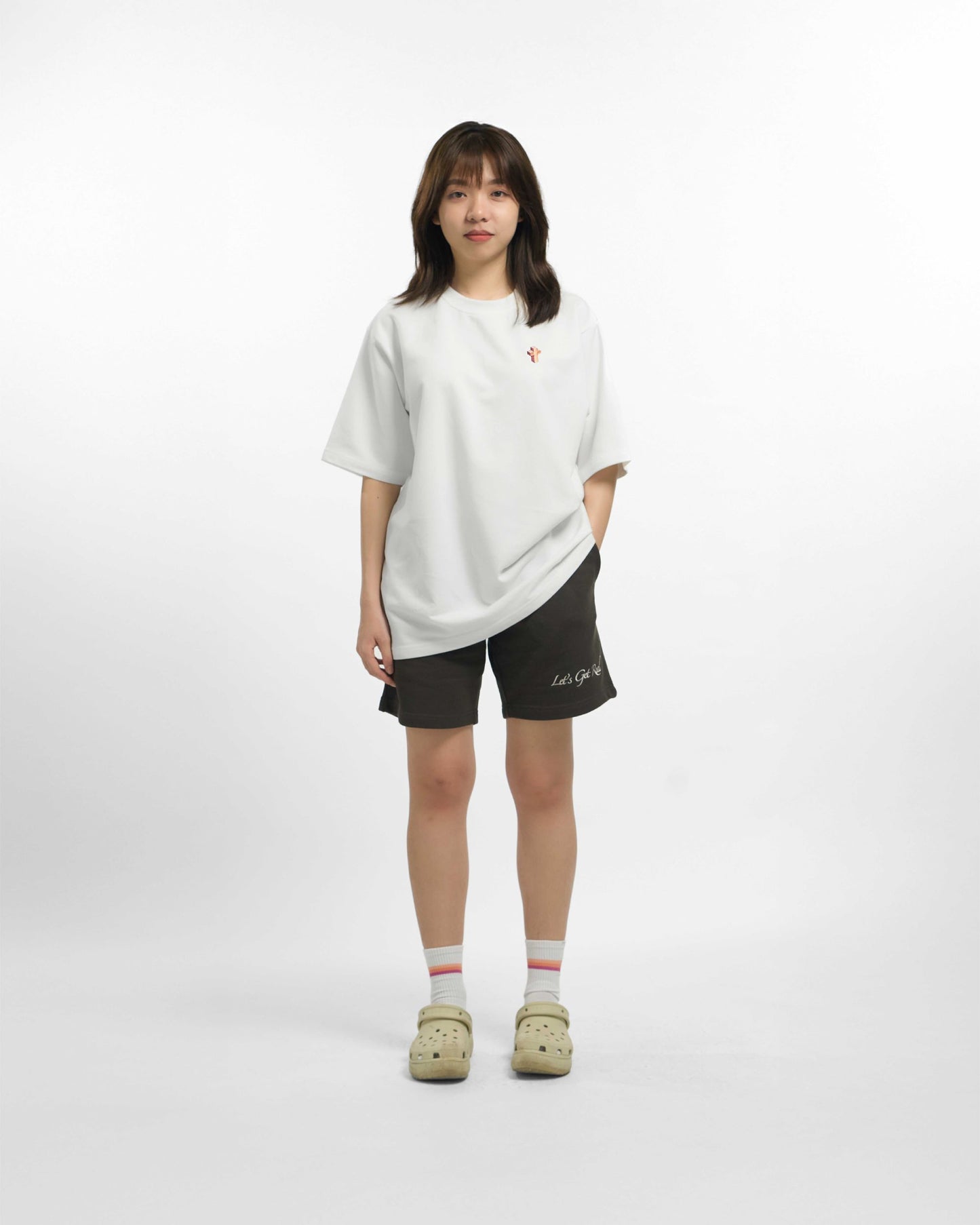 CHOOSE PRAYER - PEACH (LET'S GET REAL) TEE