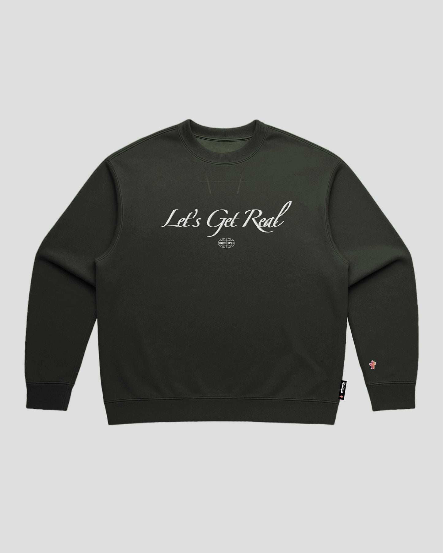 LET'S GET REAL SWEATER SET (STONE SAGE)