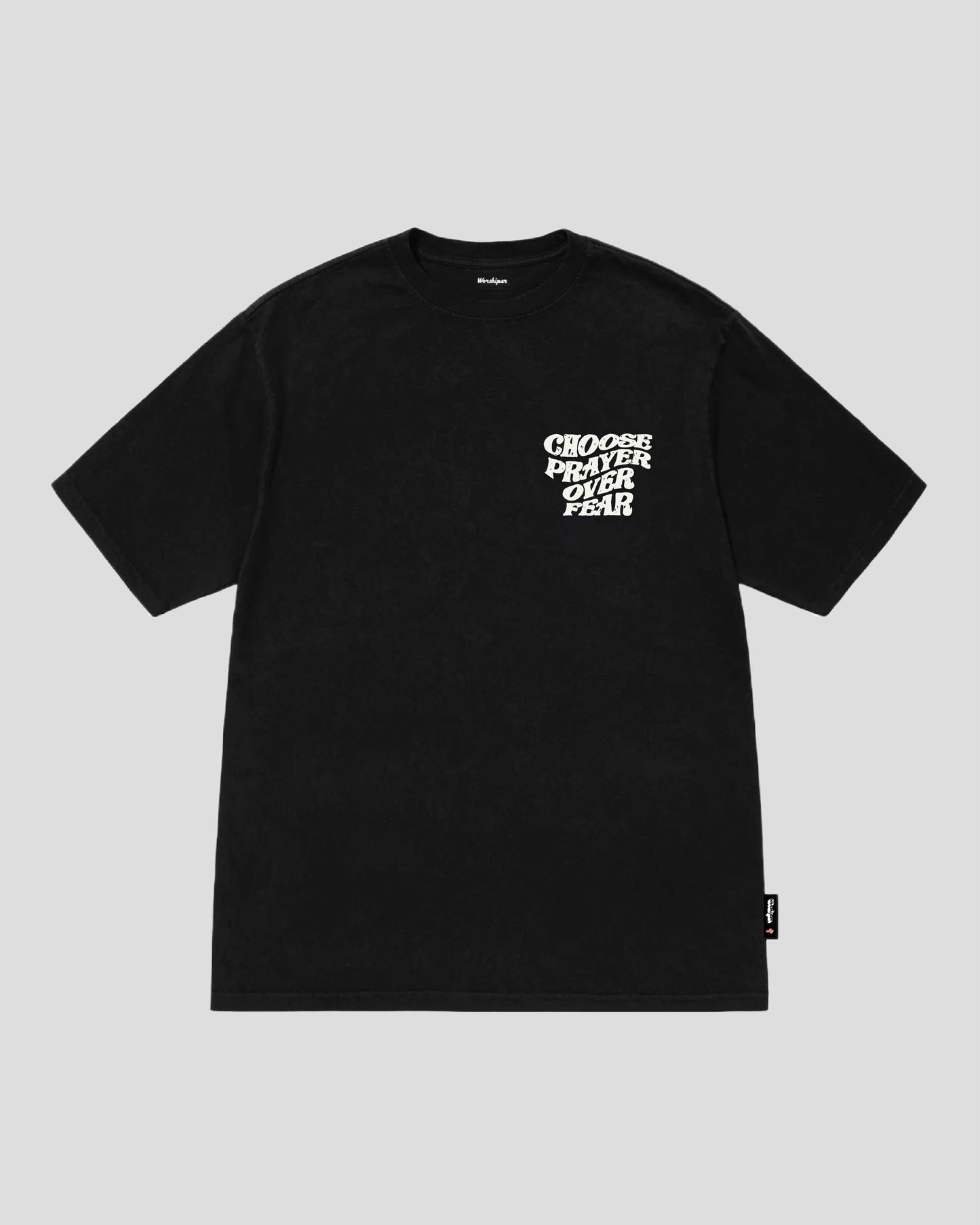 CHOOSE PRAYER HAND DRAWN (BLACK) TEE