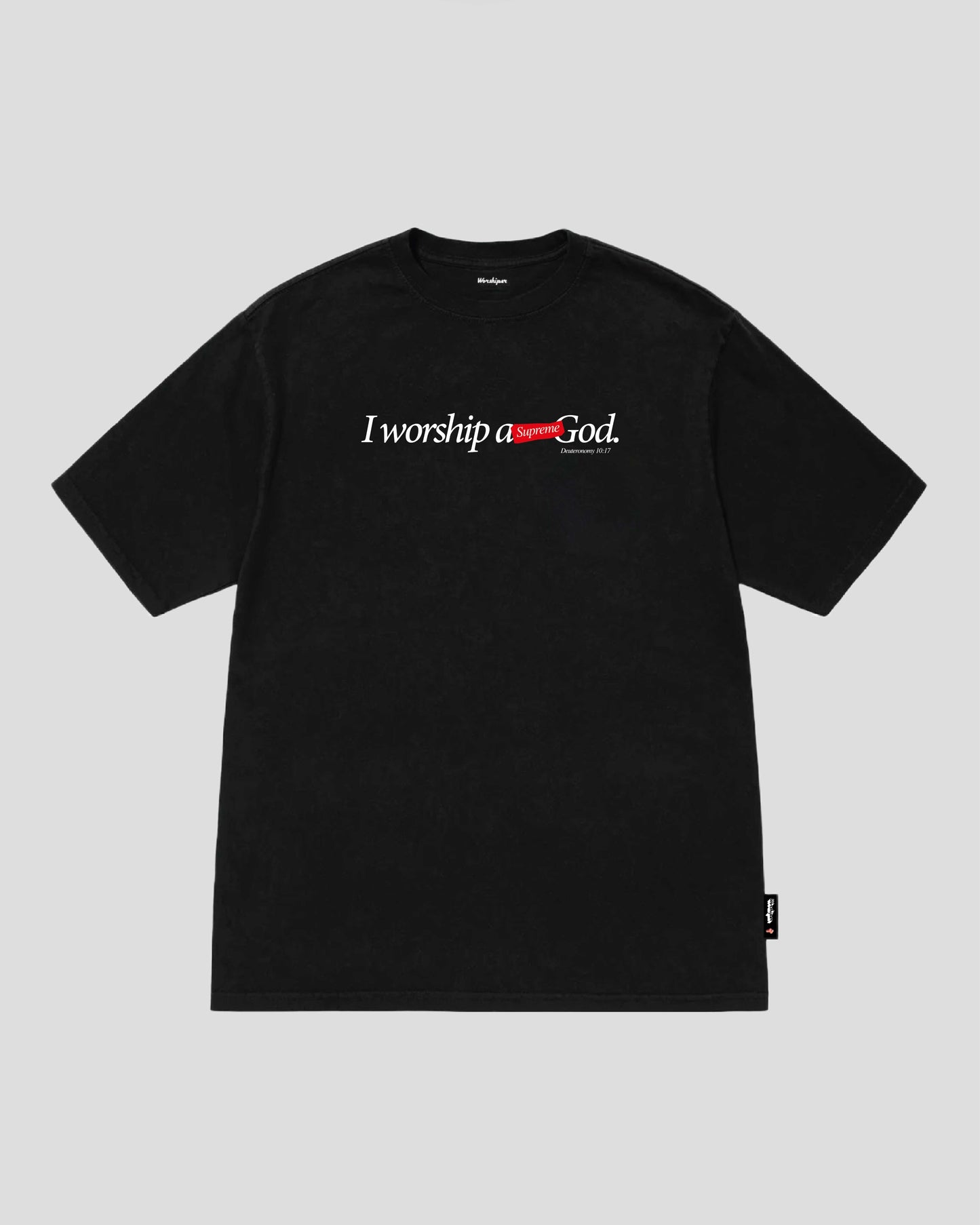 I WOSHIP A SUPREME GOD (BLACK) TEE